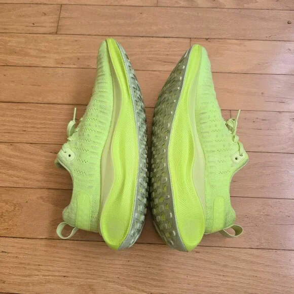 NikeInfinity RN 'Volt Barely Volt' yellow monochrome sneakersMENS 11